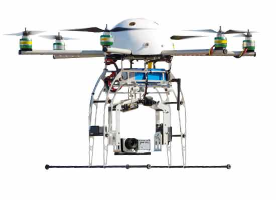Bauwerksdiagnostik mit einer Inspektions-Drohne
